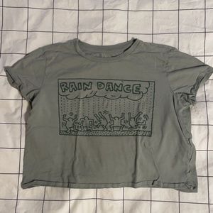 Green Crop Tee Gap Size Medium